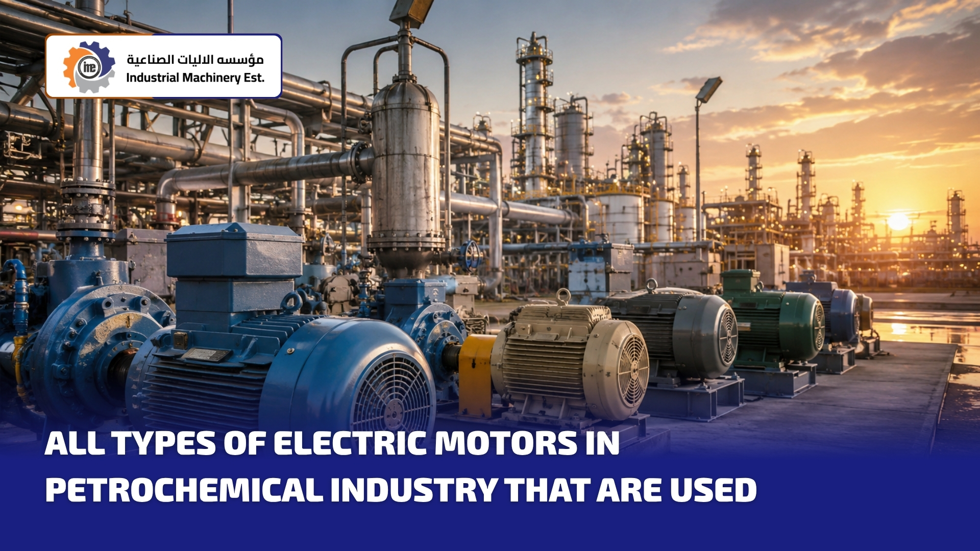 All Types of Electric Motors in Petrochemical Industry That Are Used