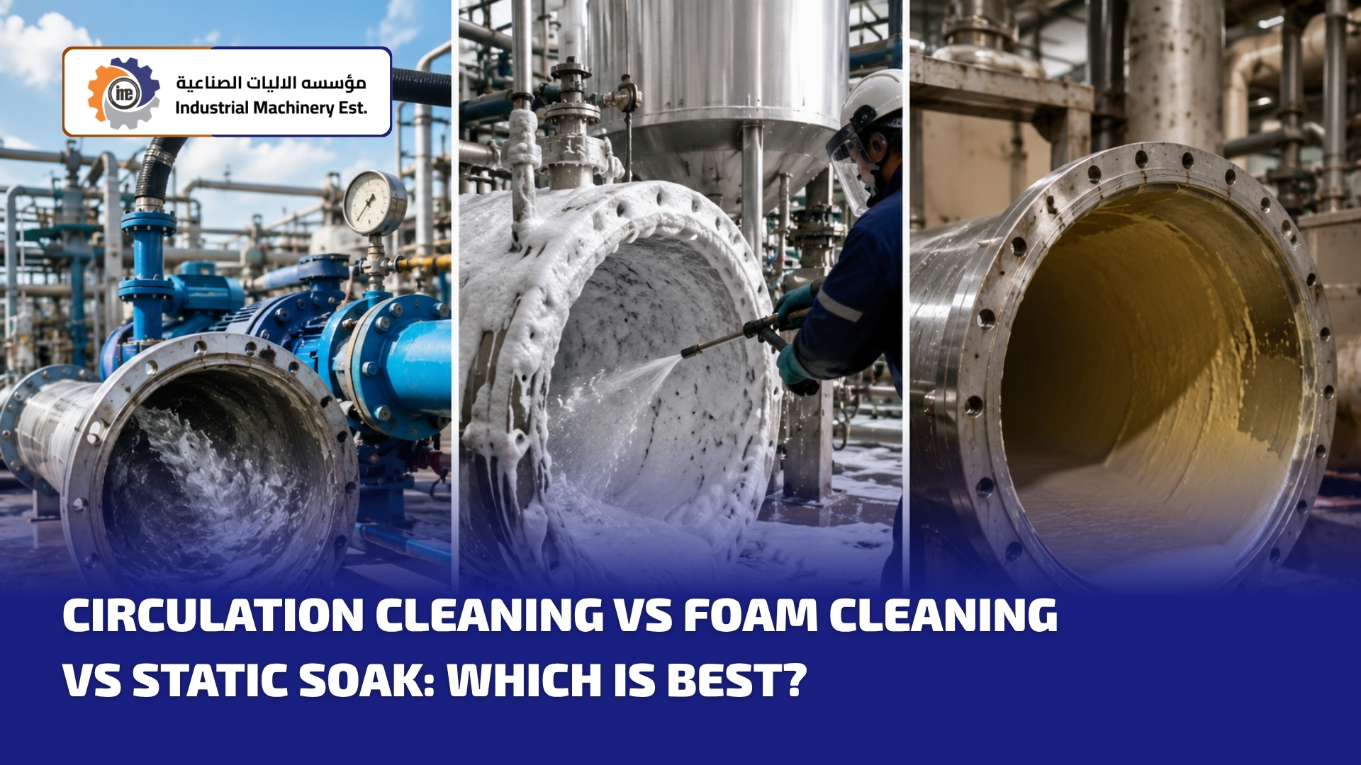 Circulation Cleaning vs Foam Cleaning vs Static Soak: Which is Best?