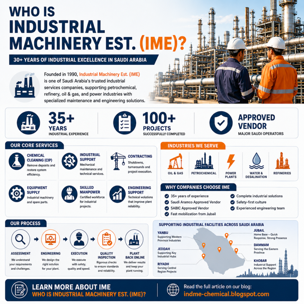 Why Industrial Machinery Est. Is the Right Choice