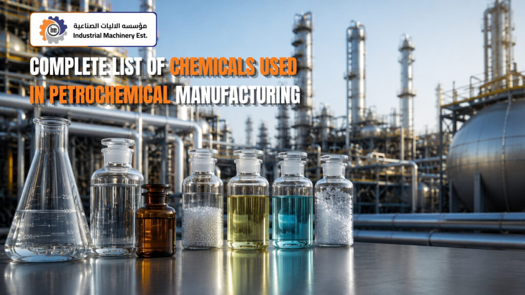Complete List of Chemicals Used in Petrochemical Manufacturing
