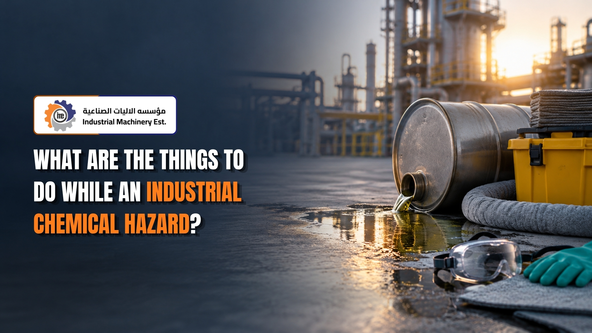 What Are the Things to Do While an Industrial Chemical Hazard?